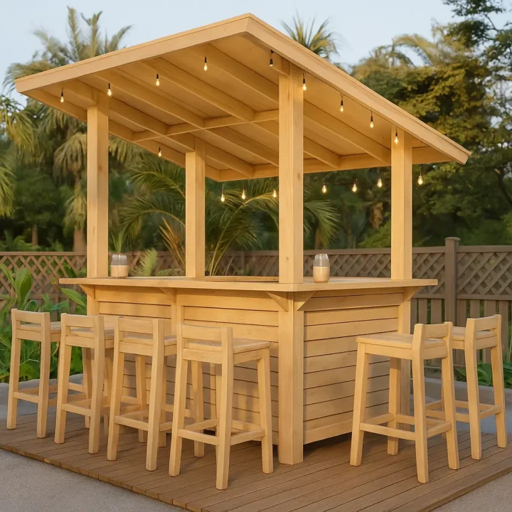 outdoor wood bars Cyprus