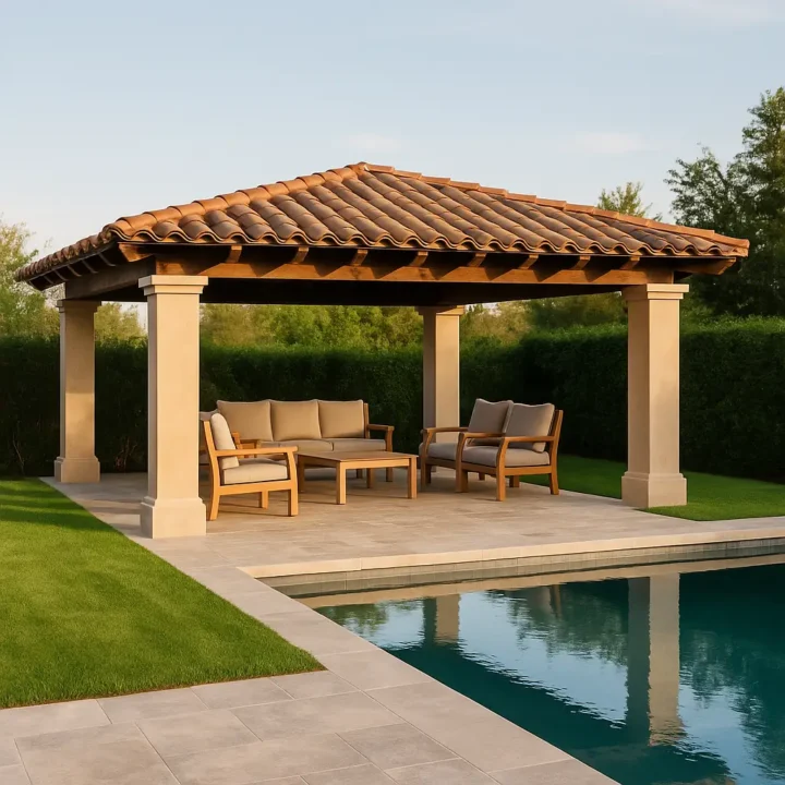 wooden pergolas Cyprus